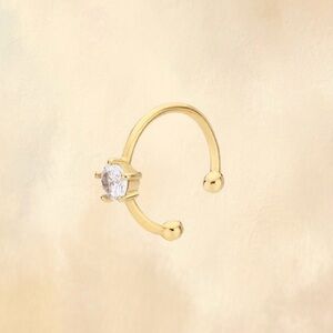 Le Figue Petite Cubic Gold Ear Cuff